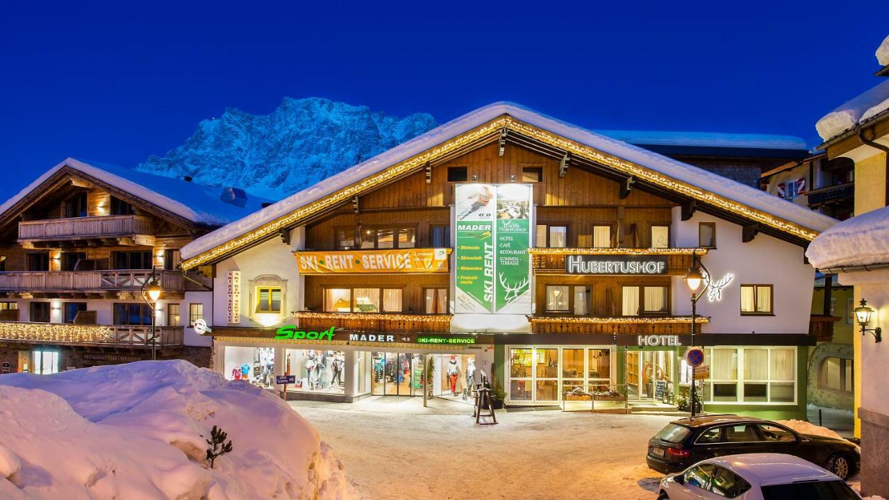 Hotel Hubertushof Lermoos Exterior foto